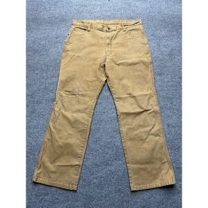 Dickies Carpenter Pants Men's Tan Size 36x30 Distressed Faded Work Wear